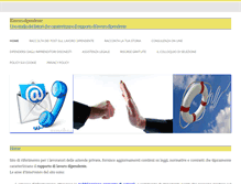 Tablet Screenshot of lavoro-dipendente.com